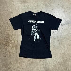 Black Chuck Berry Graphic T-Shirt